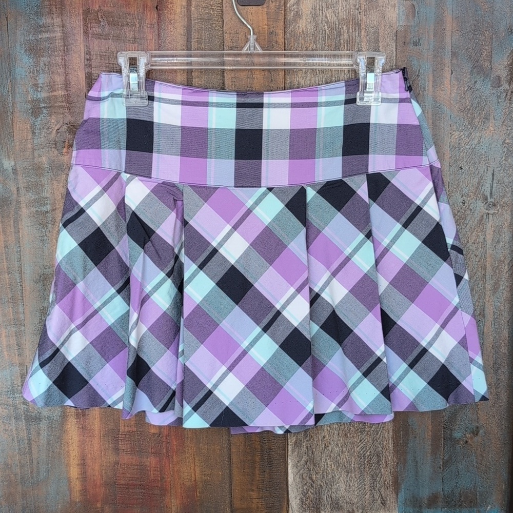Lady Hagen Plaid Pleated Preppy Golf Skort - Women's 2